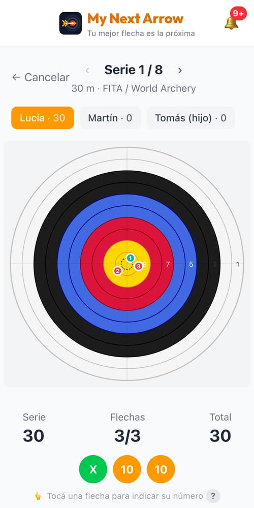 Practicá en grupo — captura de My Next Arrow